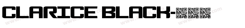 Clarice Black字体转换 Clarice Black字体转换